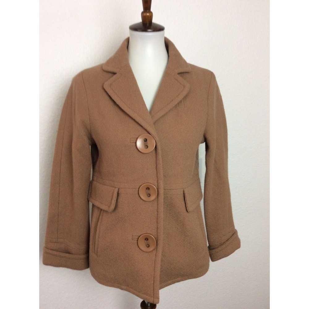 Barneys Coat New York Coop Women S Jacket Preppy Academia Quiet Luxury Brown